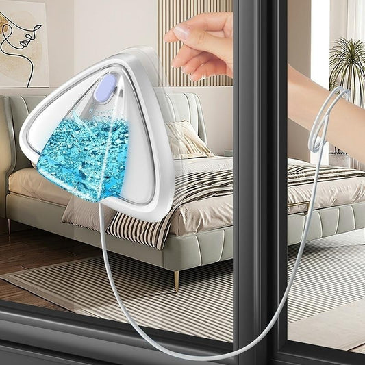 Double-sided Magnetic window cleaner with water injection feature!